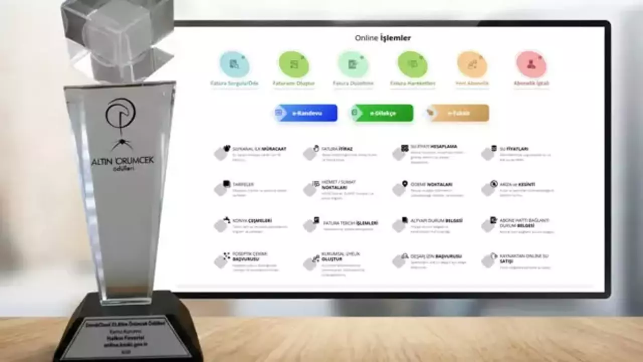 Online KOSKİ'ye 'Halkın Favorisi' Ödülü