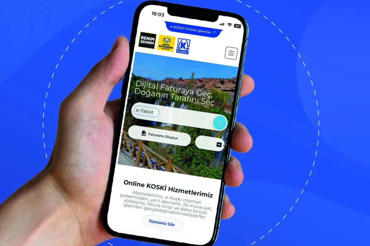 KOSKİ Borçlara İnternetten Taksit İmkanı Sağladı