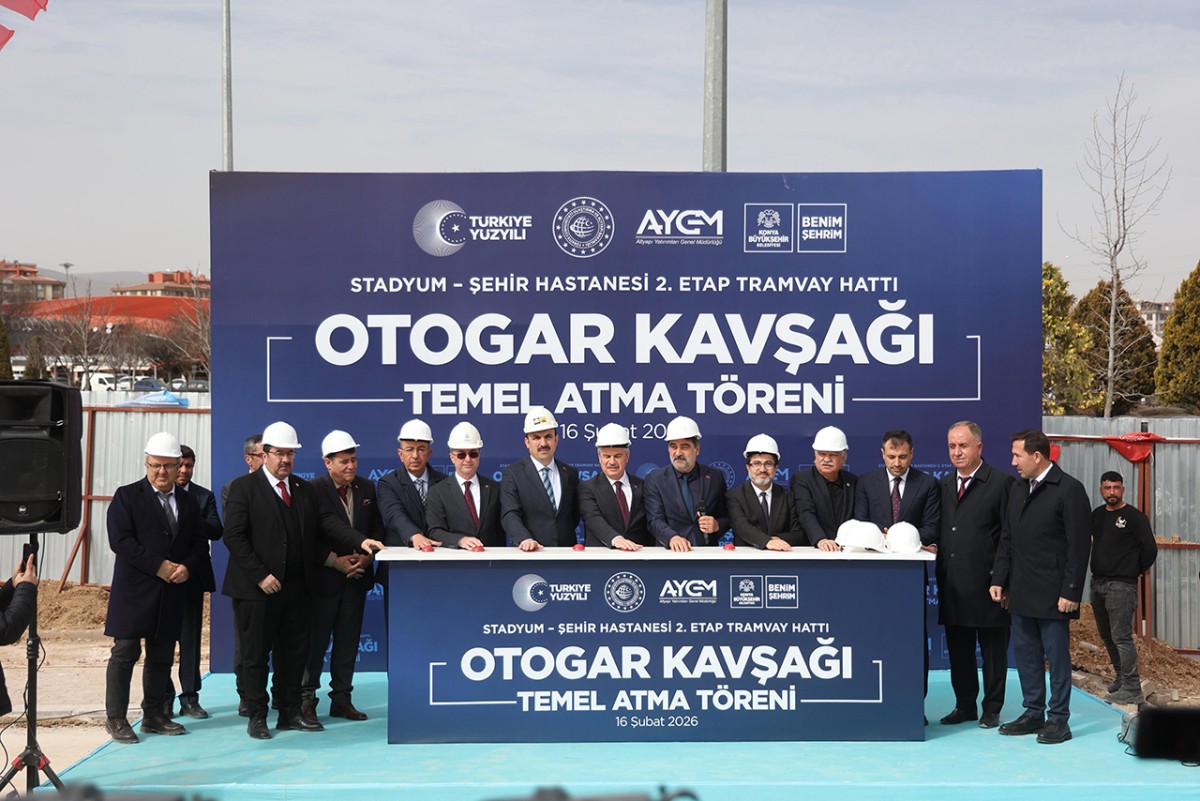Konya'da Otogar Kavşağı’nın Temeli Atıldı