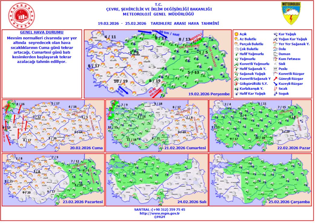 Sağanak Yağış Geliyor!