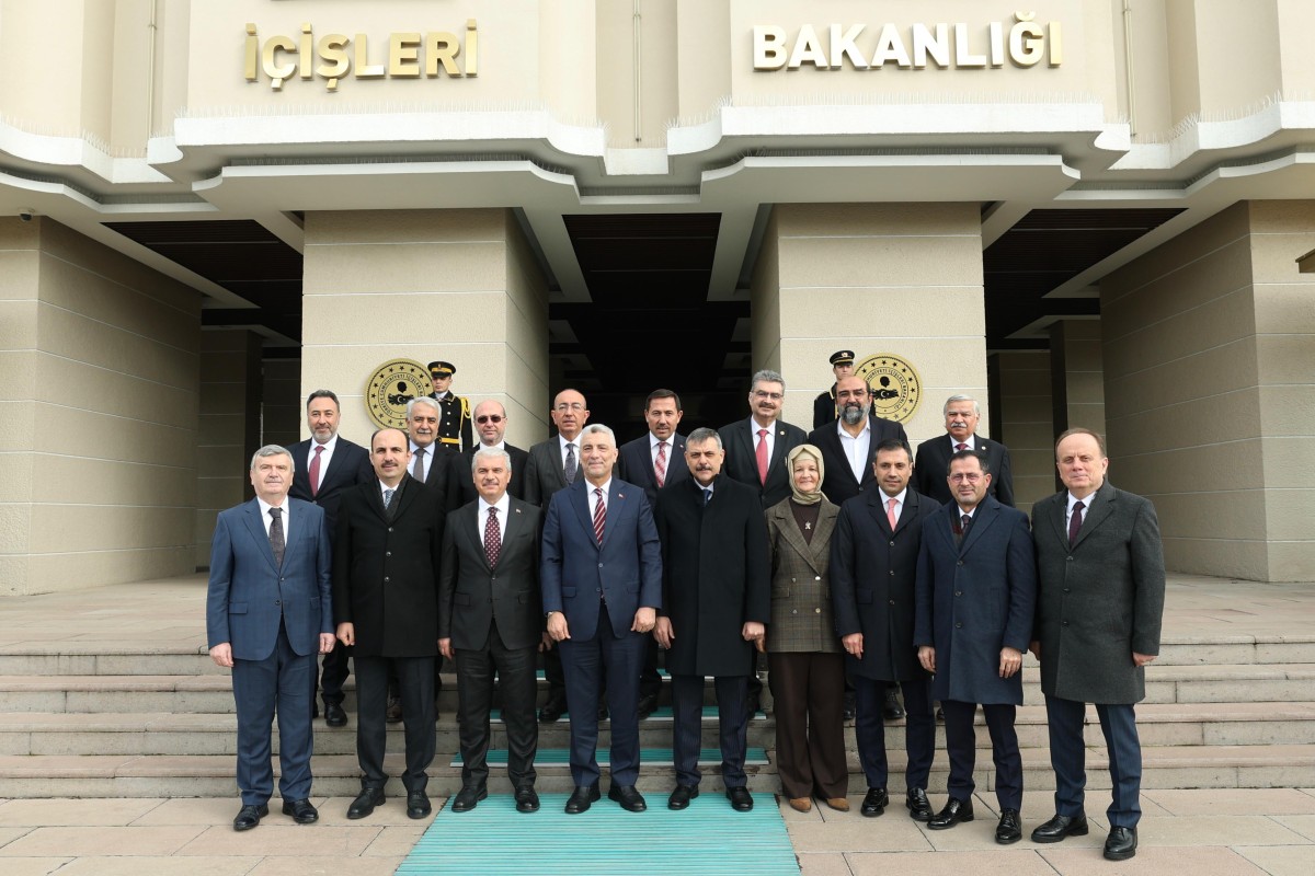 Konya Protokolünden İçişleri Bakanı Mustafa Çiftçi’ye Ziyaret