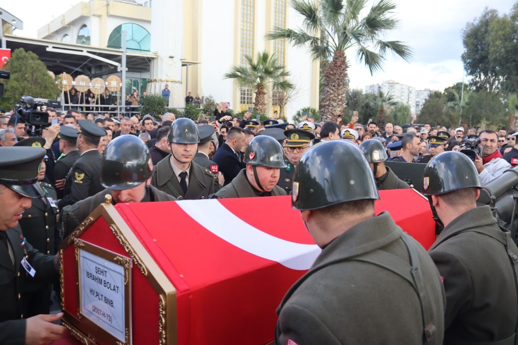 Şehit Pilot Binbaşı İbrahim Bolat Son Yolculuğuna Uğurlandı