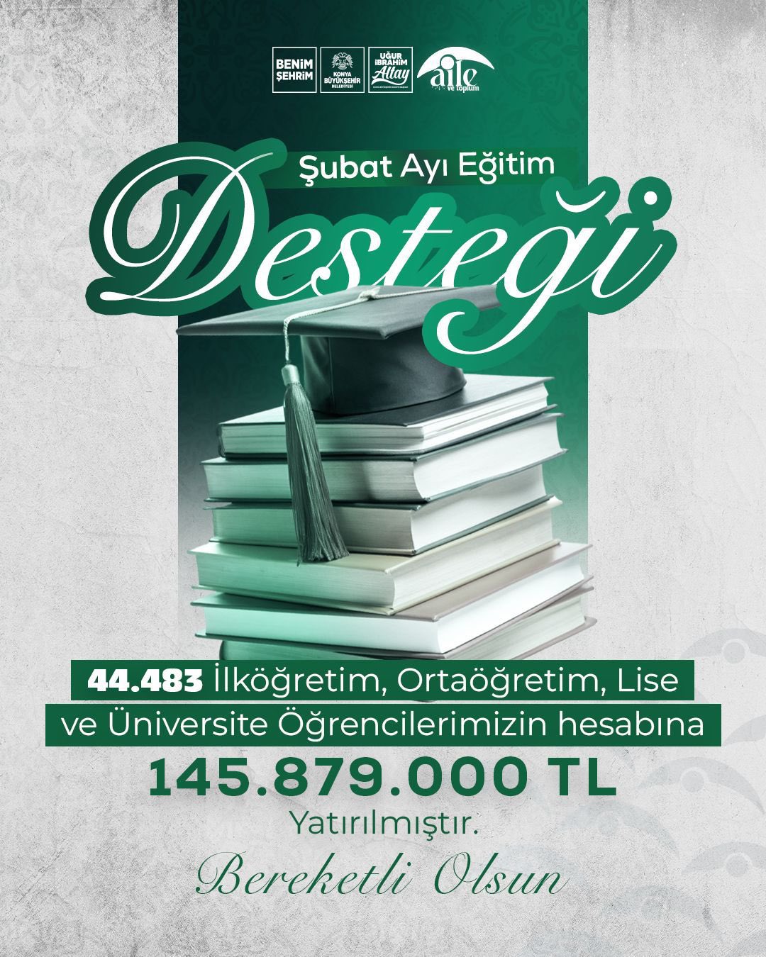 Eğitim Destekleri Yatırıldı!