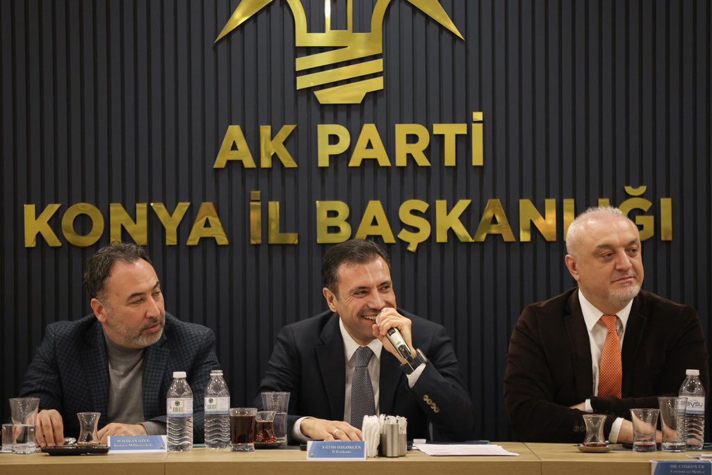 AK Parti İl Başkanı Fatih Özgökçen'den Konya'ya Müjdeler