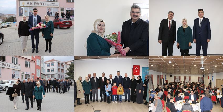 AK Parti Yunak İlçe Teşkilatı İftarda Buluştu