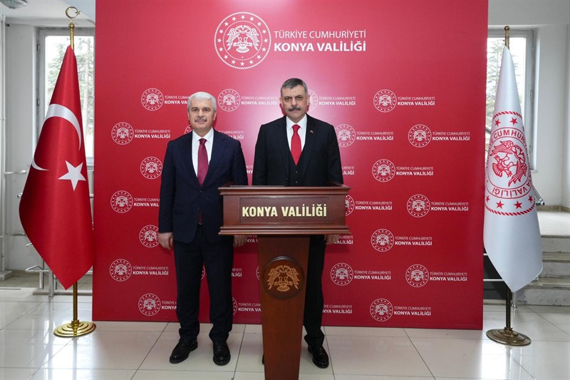 İçişleri Bakanı Mustafa Çiftçi, Vali İbrahim Akın’ı Ziyaret Etti