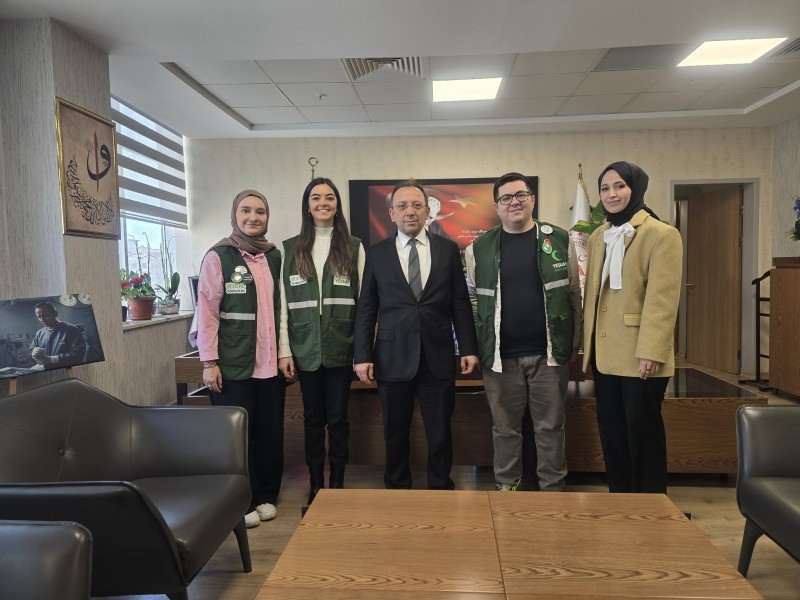 Yeşilay Konya Şubesi Gençlik Komisyonu’ndan Başhekim Dadacı’ya Ziyaret