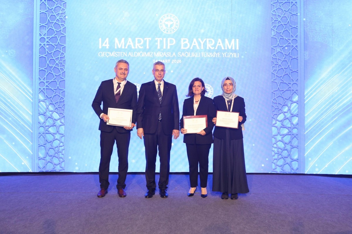 Sağlık Bakanı Memişoğlu’ndan Konya Ekibine Teşekkür Belgesi