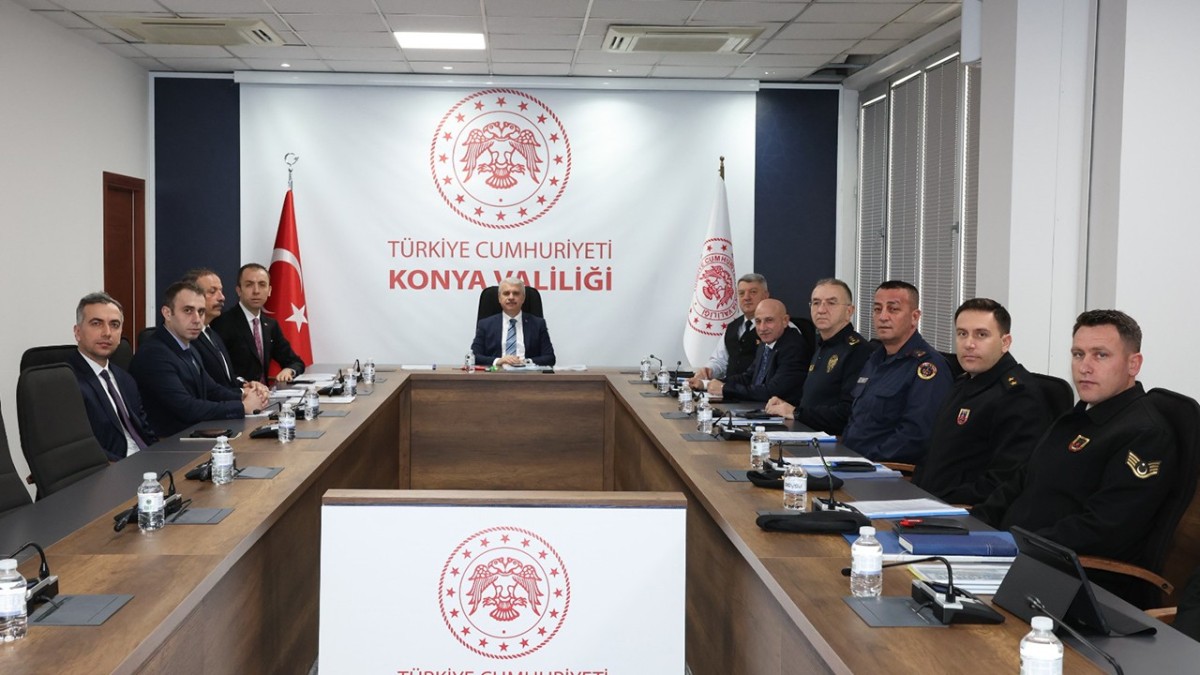 Vali Akın Başkanlığında Konya Yatırımları Masaya Yatırıldı