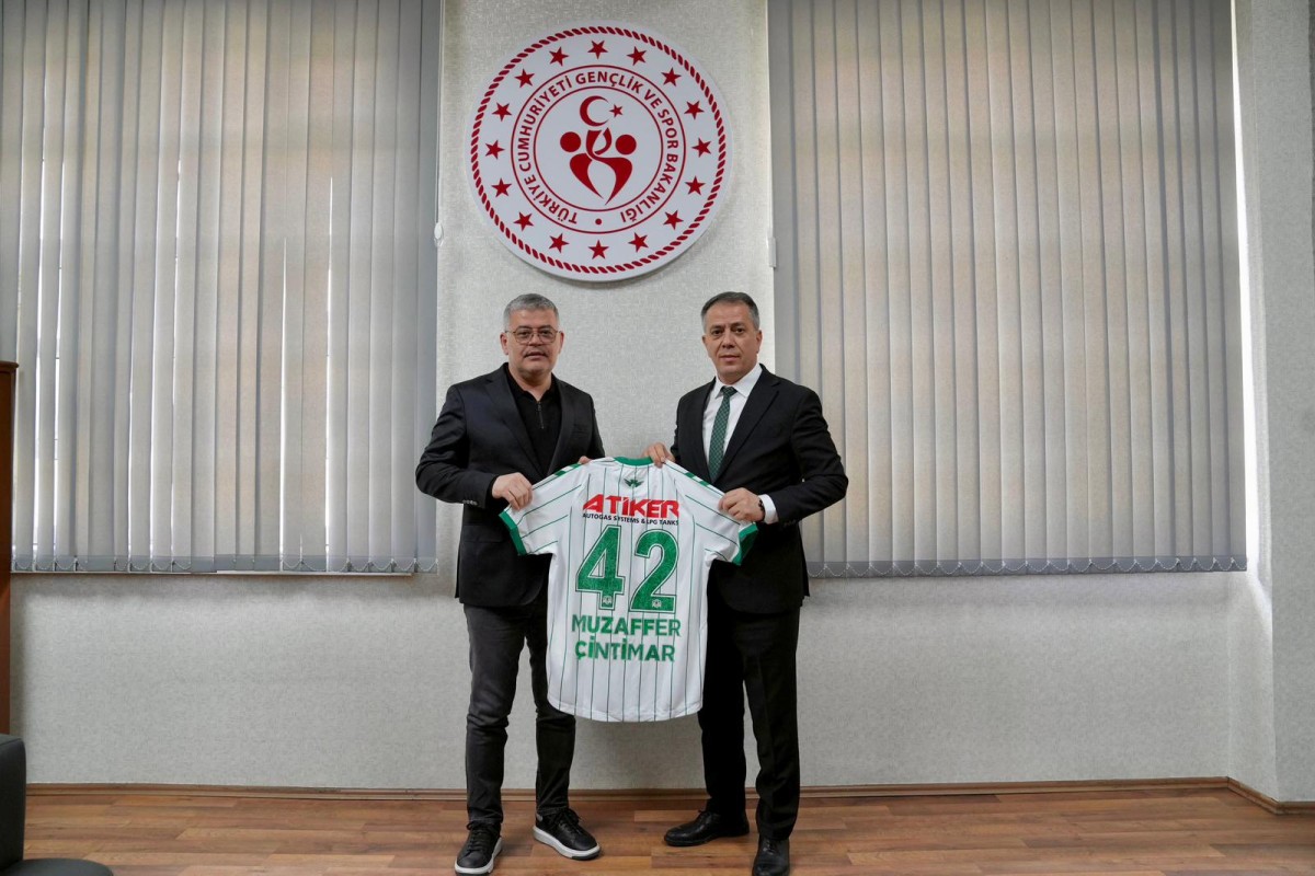 Ömer Atiker'den Gençlik ve Spor İl Müdürü Çintimar’a Hayırlı Olsun Ziyareti