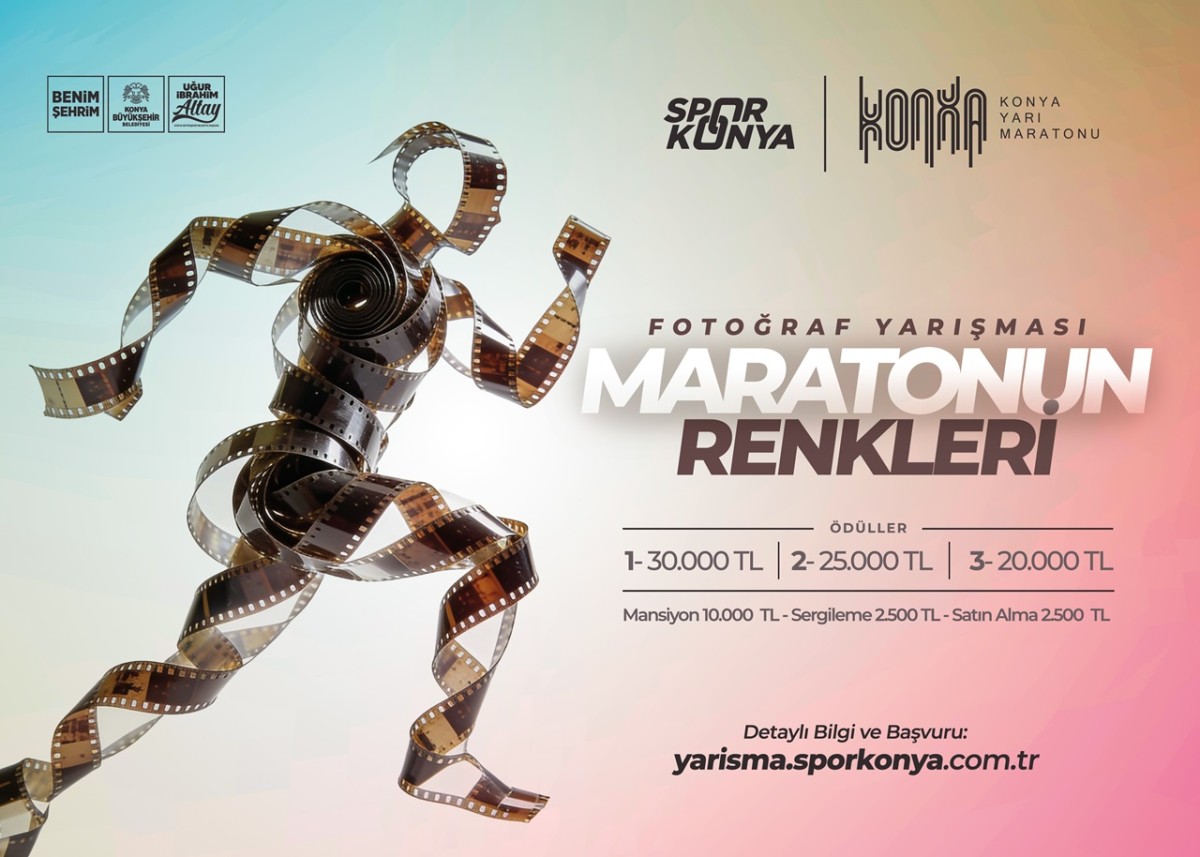 Konya Yarı Maratonu’nda Objektifler Yarışacak