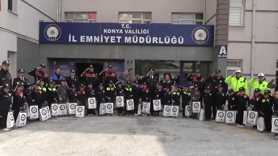 Konya İl Emniyet Müdürü Maksut Yüksek’ten Minik Misafirlere Sıcak Karşılama