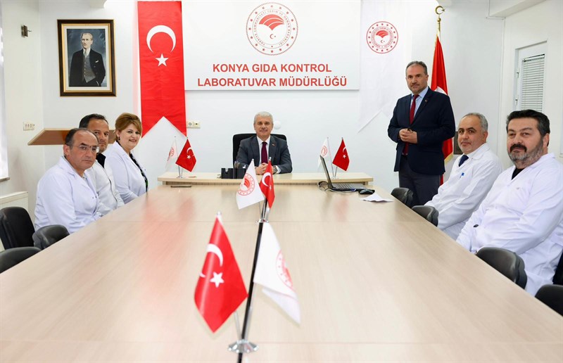 Vali İbrahim Akın’dan Gıda Kontrol Laboratuvarı’na Ziyaret