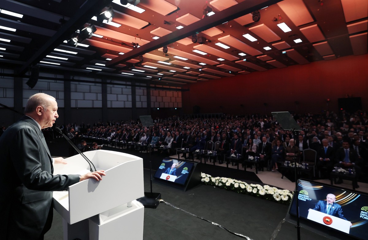 Cumhurbaşkanı Erdoğan, Antalya Diplomasi Forumu’nun Açılışında Konuştu