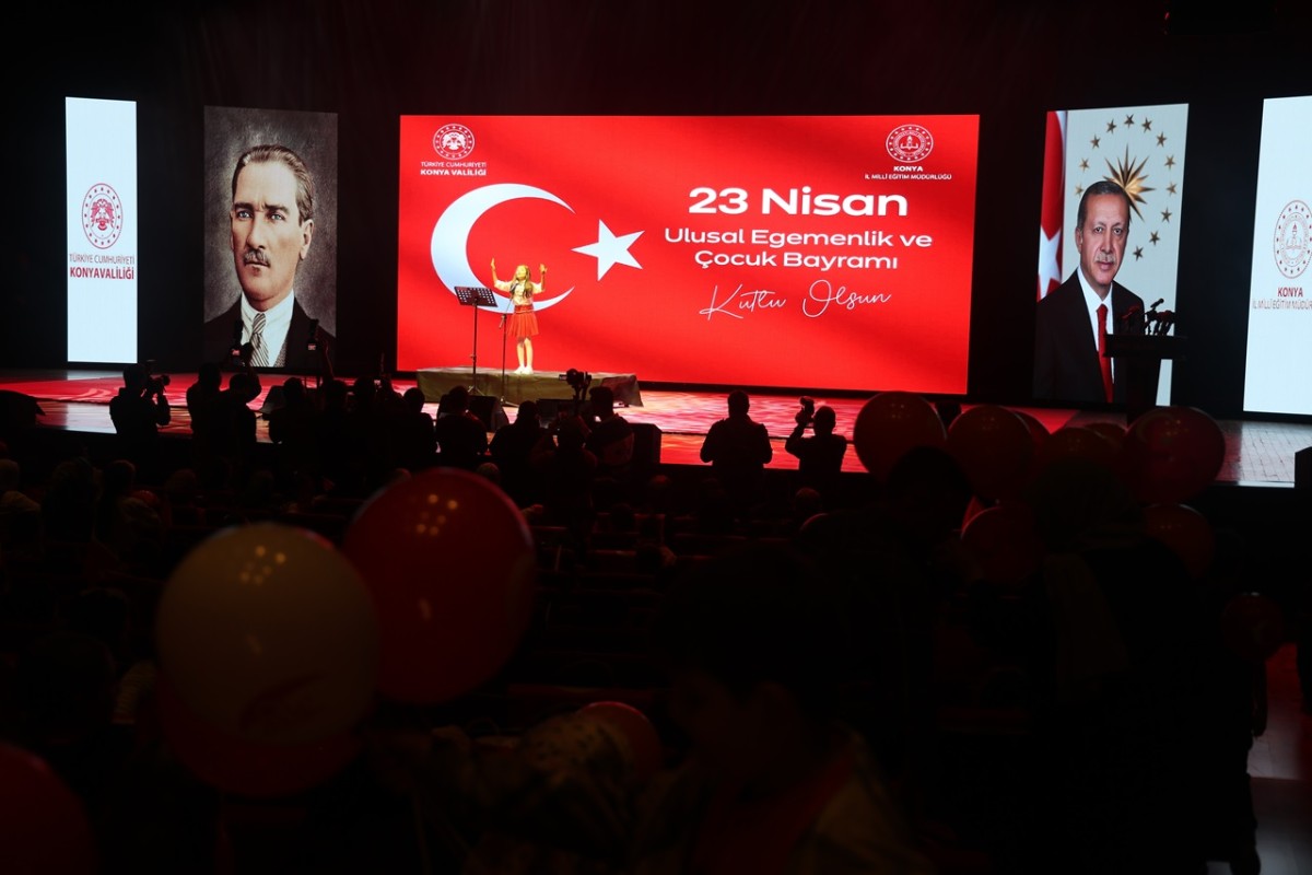 Konya’da 23 Nisan Coşkusu Ve Hüzün Bir Arada Yaşandı
