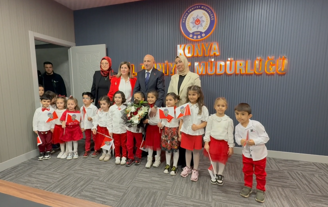 Konya Emniyeti 23 Nisan'da Çocukları Ağırladı