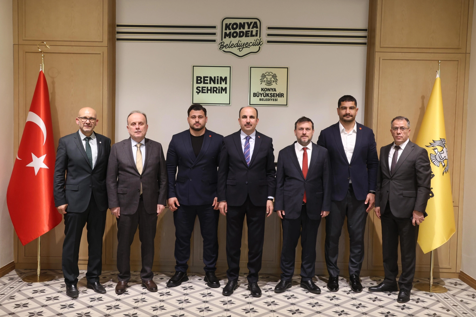 Rıza Kayaalp Ve Taha Akgül'den Başkan Uğur İbrahim Altay'a Ziyaret