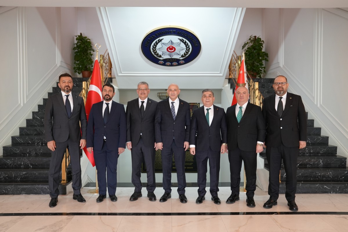 Konyaspor Yönetimi, Ankara İl Emniyet Müdürü Maksut Yüksek'e Ziyarette Bulundu