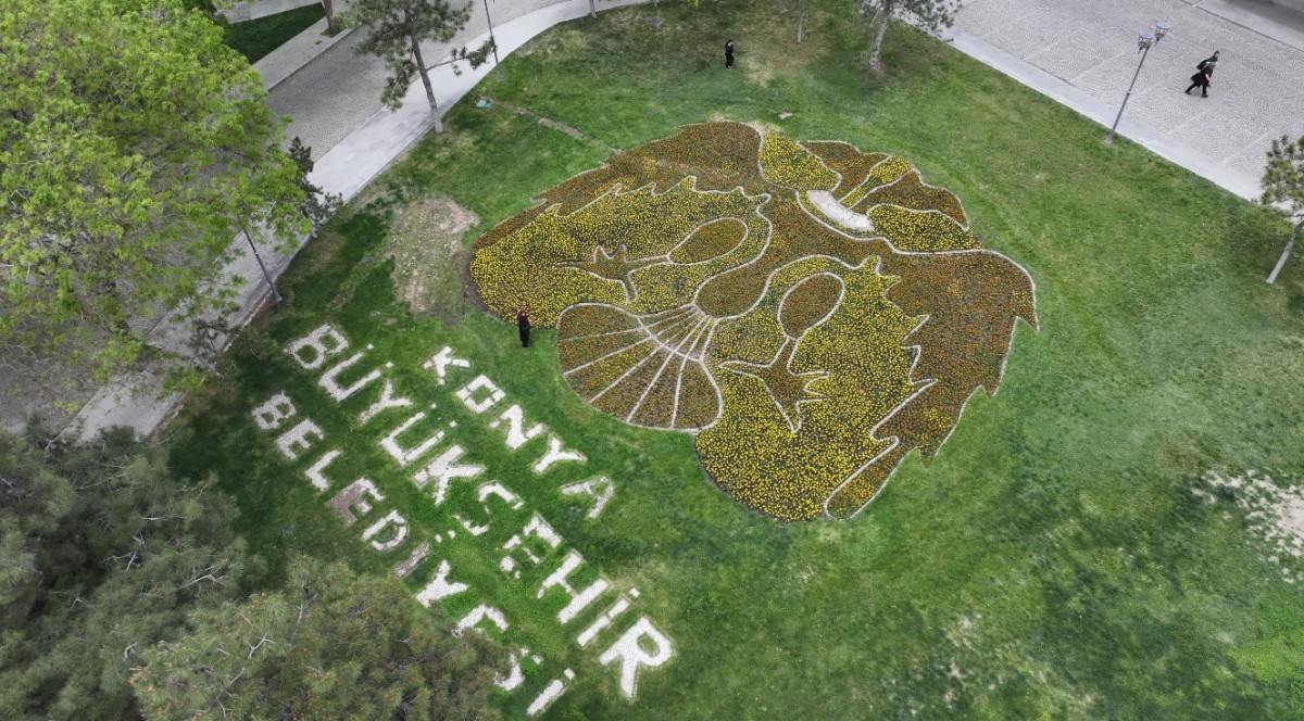 Konya'da 1 Milyon 800 Bin Çiçek Toprakla Buluşuyor