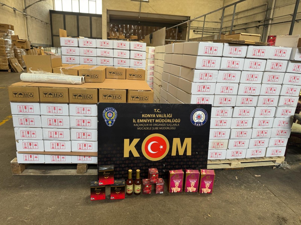 Konya'da Kaçak Ürün Operasyonu