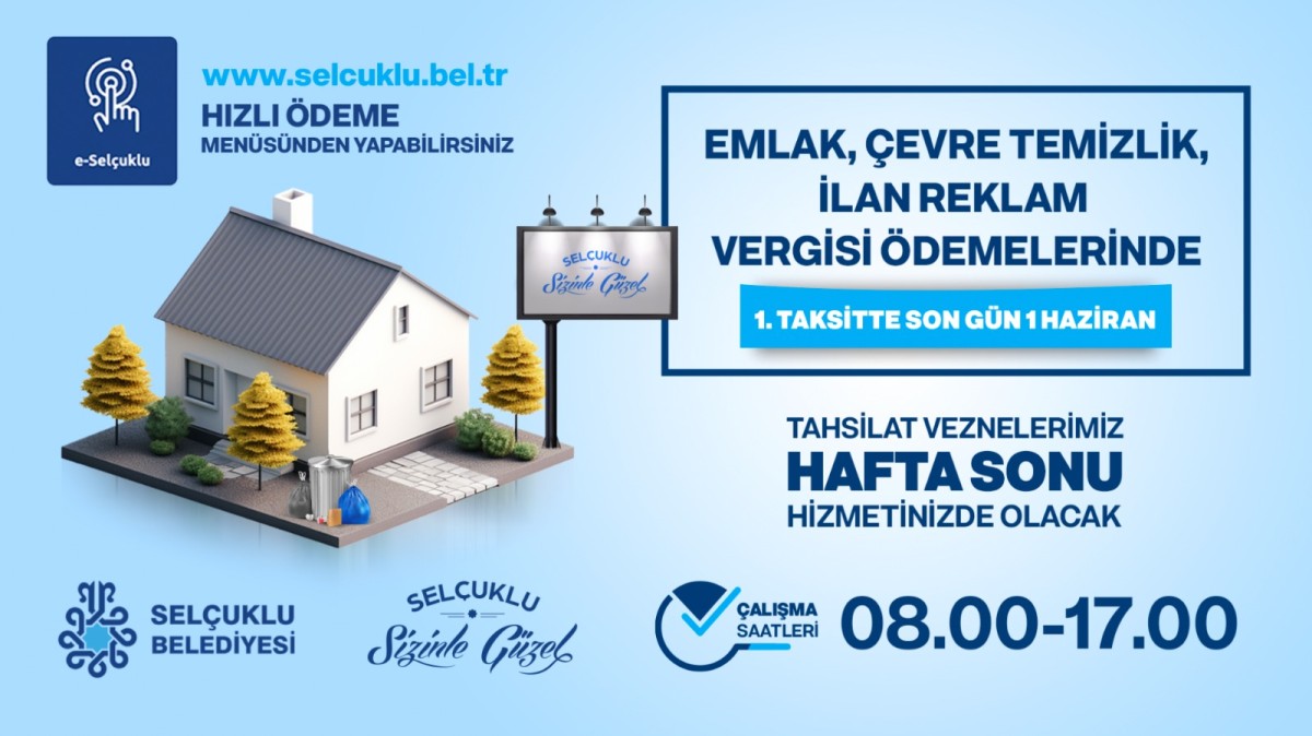 Emlak Ve Çevre Temizlik Vergisi Ödemelerinde Son Gün o Tarih
