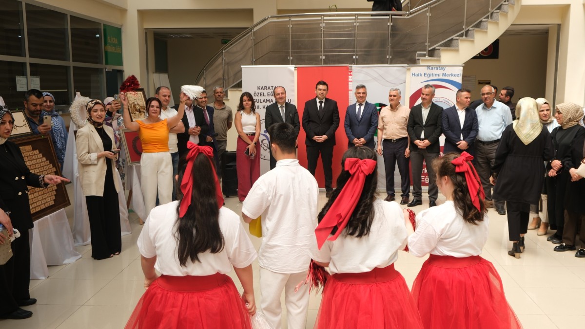Konya Adliyesi’nde Özel Öğrencilerden Anlamlı Sergi