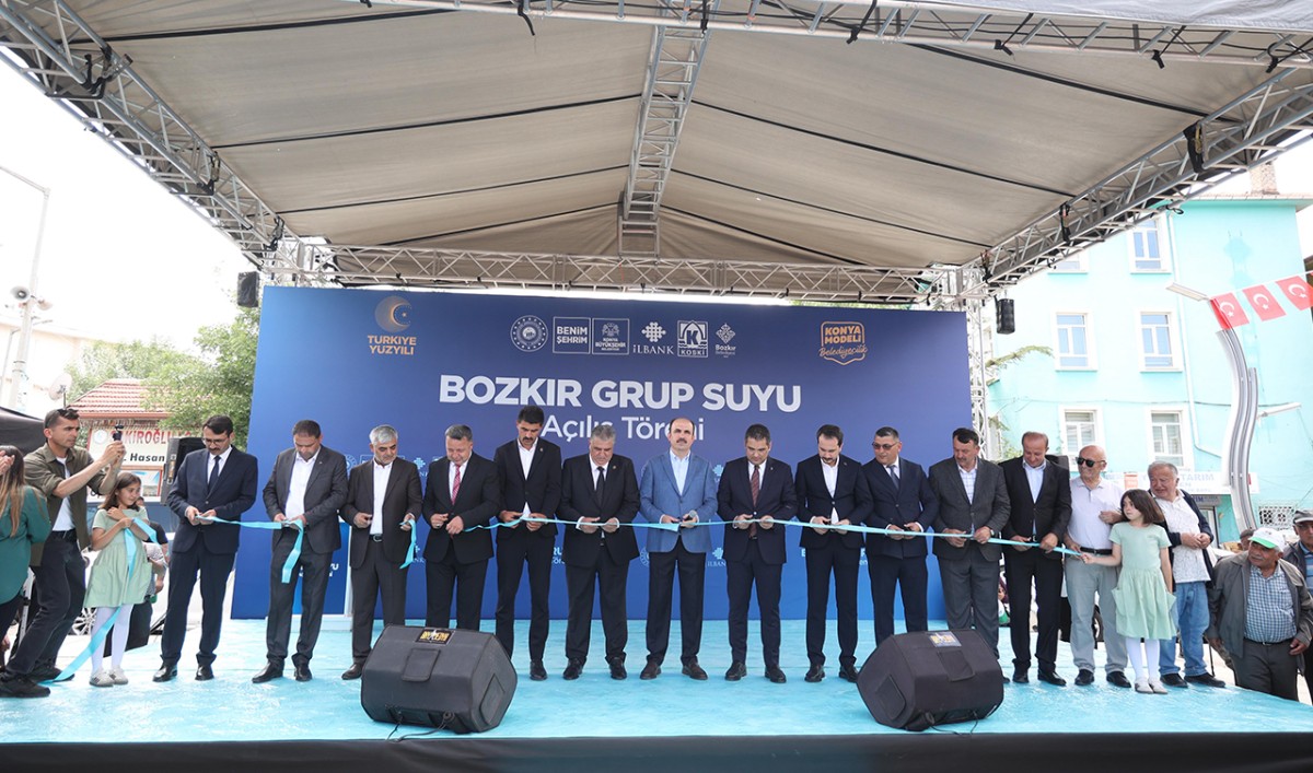 Bozkır'da 22 Mahalleye Yeni Su Hattı