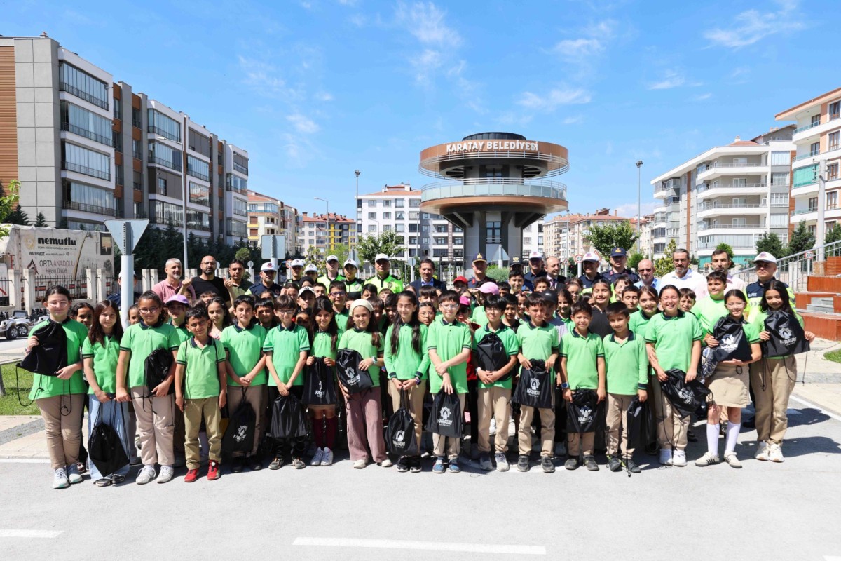 Karatay Trafik Eğitim Parkı’nda Eğitimler Tamamlandı
