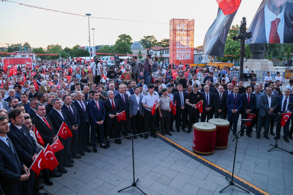 Konya’da 15 Temmuz’un 10. Yılına Özel Kortej Yürüyüşü Gerçekleştirildi
