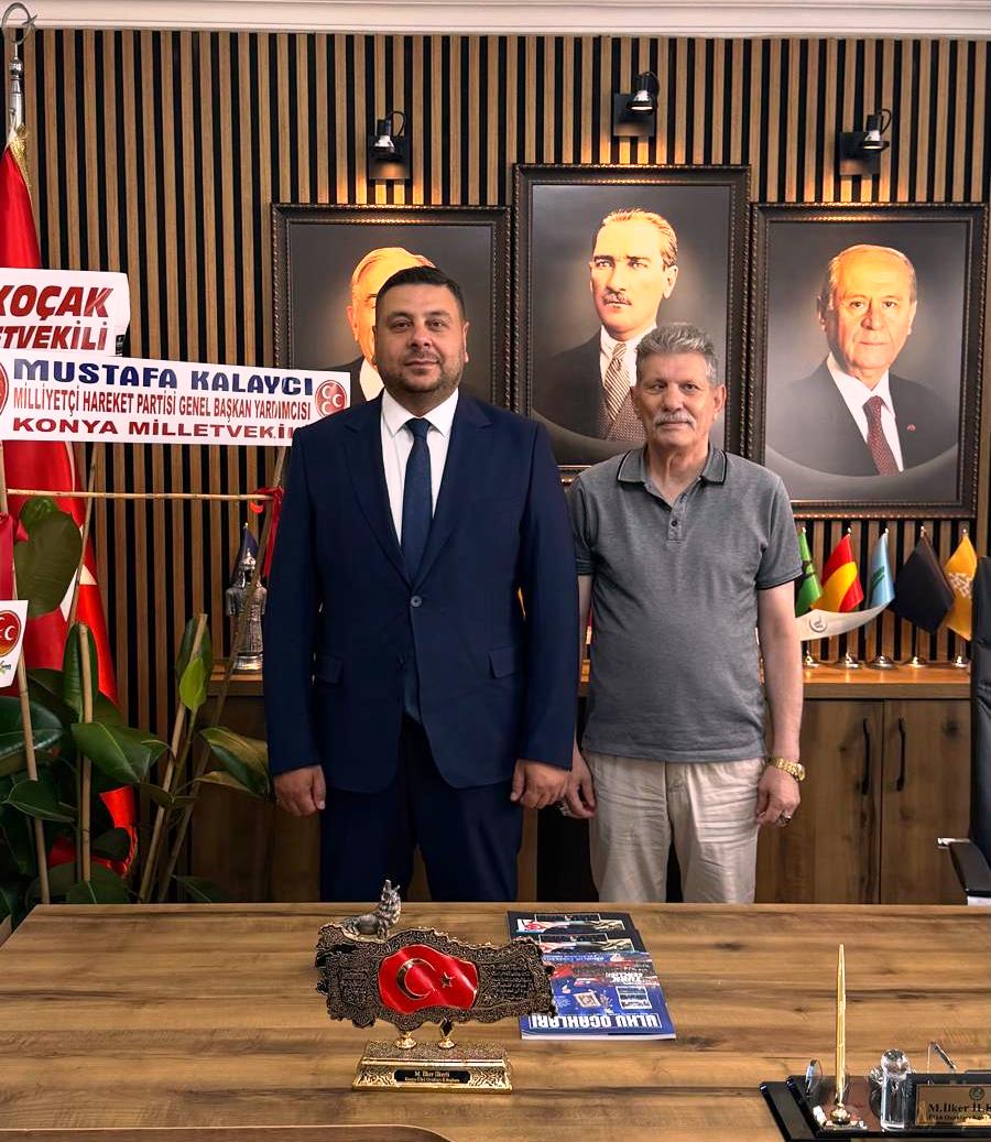 Üretici Haber Gazetesi’nden Ülkü Ocakları Konya İl Başkanı İlkerli’ye Ziyaret