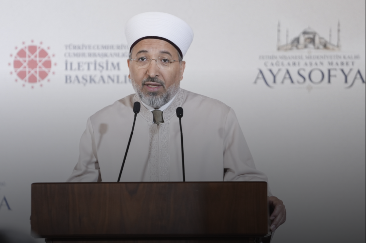 Diyanet İşleri Başkanı Arpaguş “Fethin Nişanesi, Medeniyetin Kalbi: Çağları Aşan Mabet Ayasofya” Programında Konuştu