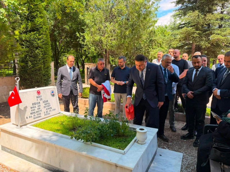 Konya’da Ülkücü Şehitler Dualarla Anıldı