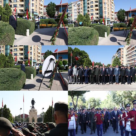 Atatürk’ün Konya’ya Gelişinin 106. Yılı Törenlerle Kutlandı