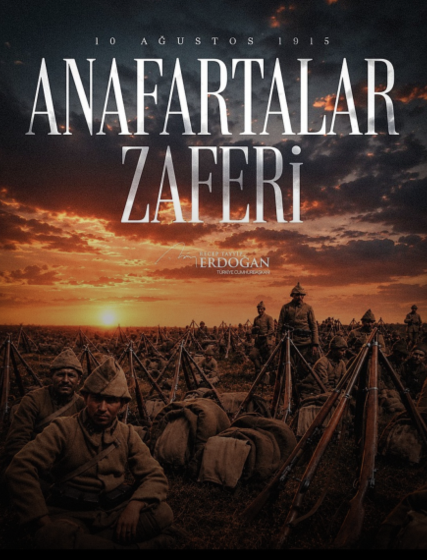 Cumhurbaşkanı Erdoğan’dan Anafartalar Zaferi Mesajı