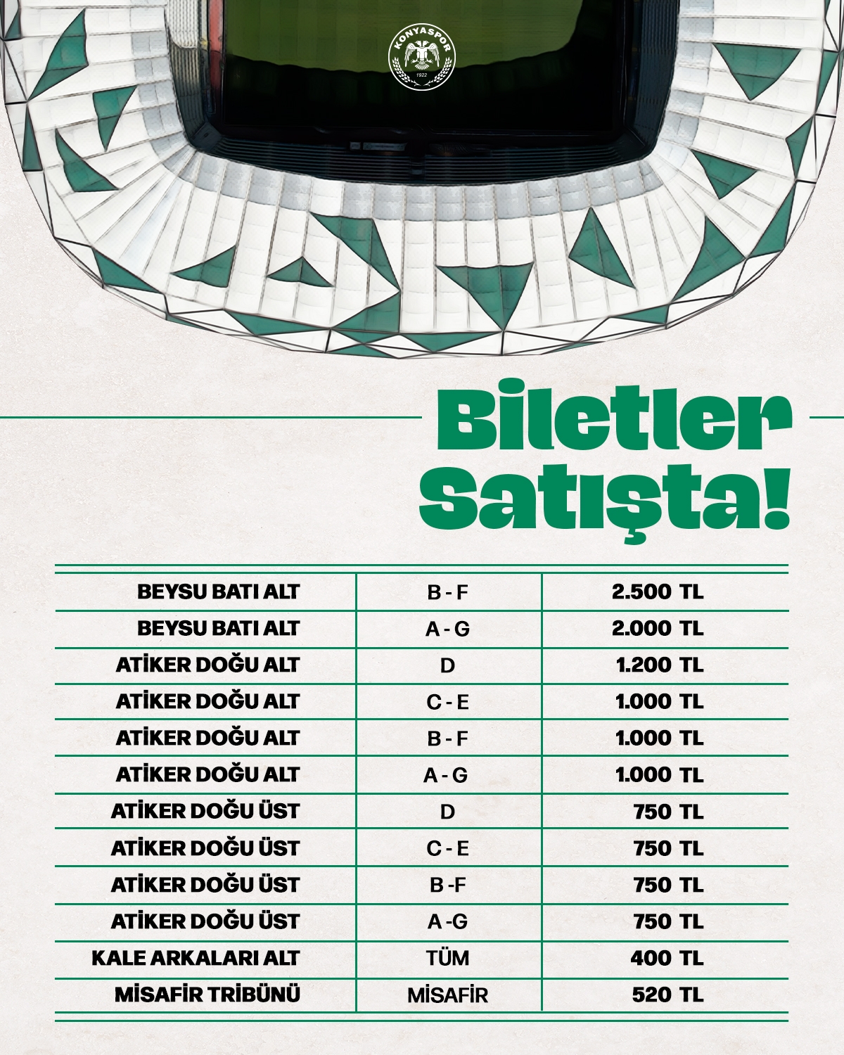 Rizespor Maçı Biletleri Satışa Sunuldu