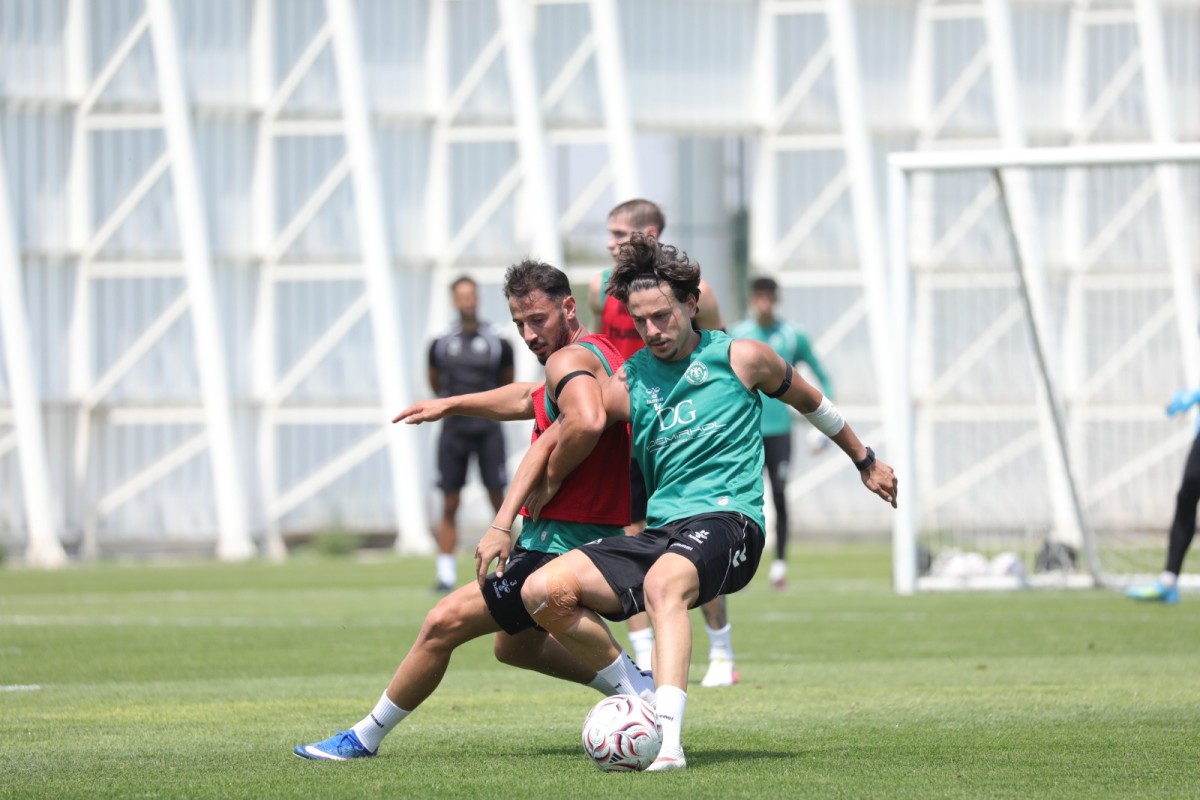 Konyaspor'da Günün Antrenmanı Yapıldı
