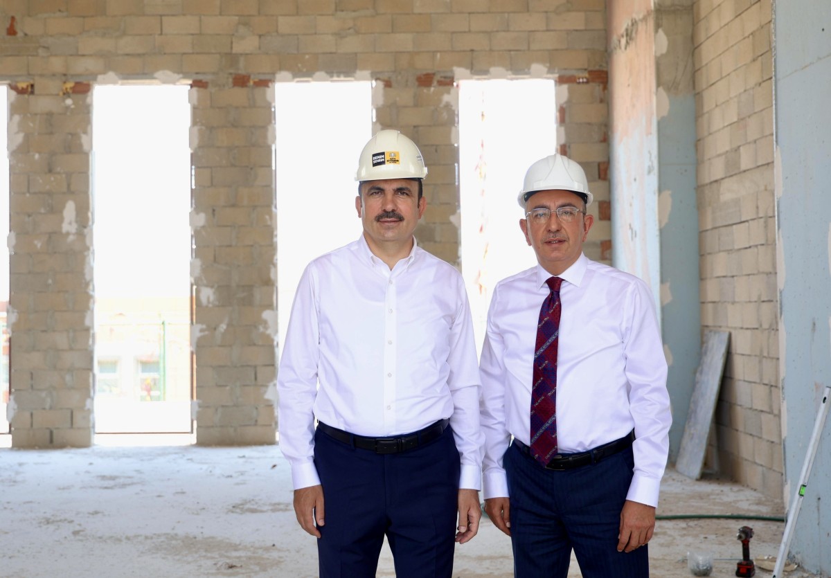 Başkan Altay ve Başkan Kavuş Gödene Mahallesi’nde İnşaatı Süren Büyükşehir Gençlik Kampüsü’nü İnceledi