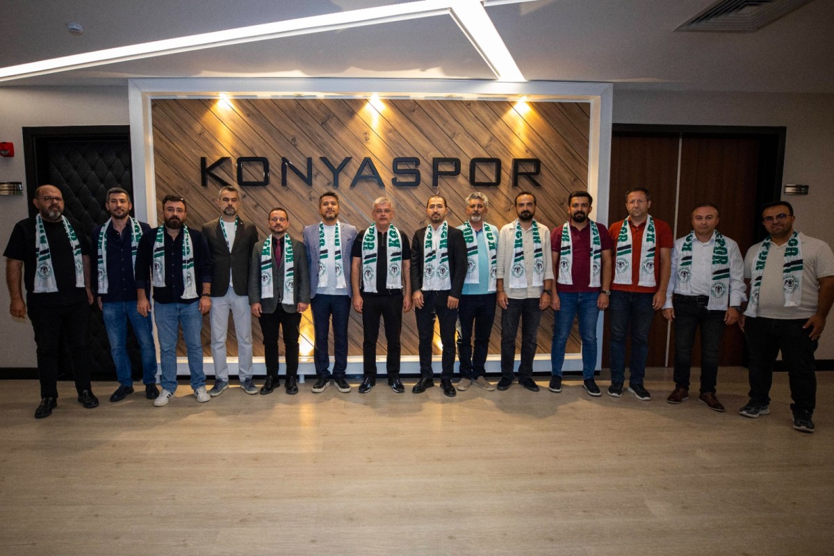 Meslek Odaları Temsilcileri, Konyaspor'u Ziyaret Etti