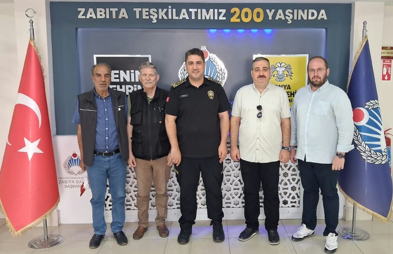 Gazetecilerden Zabıta Dairesi Başkanı Kızılaslan’a Kutlama Ziyareti