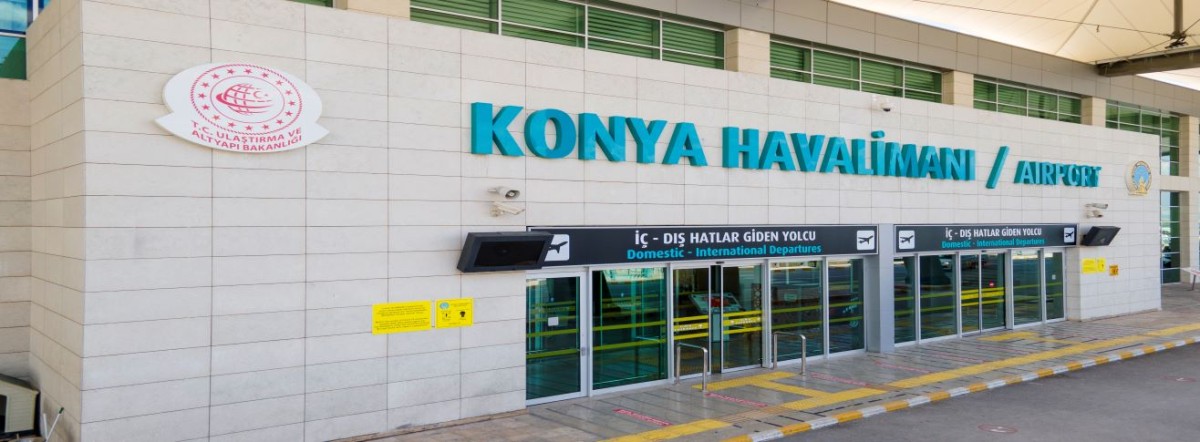 Konya Havalimanı Ağustos Ayında 115.268 Yolcuya Hizmet Verildi