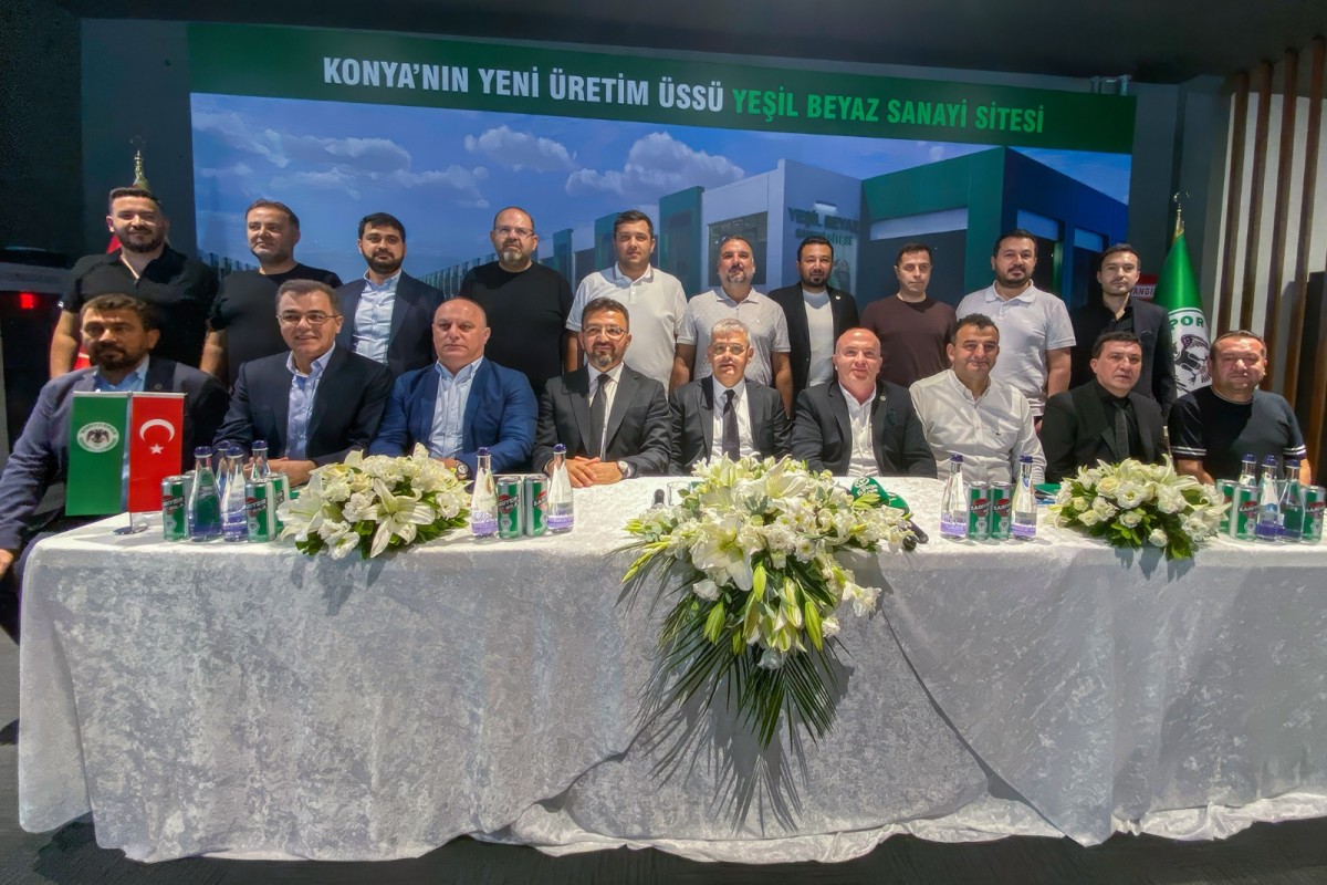 Başkan Ömer Atiker'in Katılımıyla Konya’nın Yeni Üretim Üssü Yeşil Beyaz Sanayi Sitesi Lansman Programı Gerçekleştirildi
