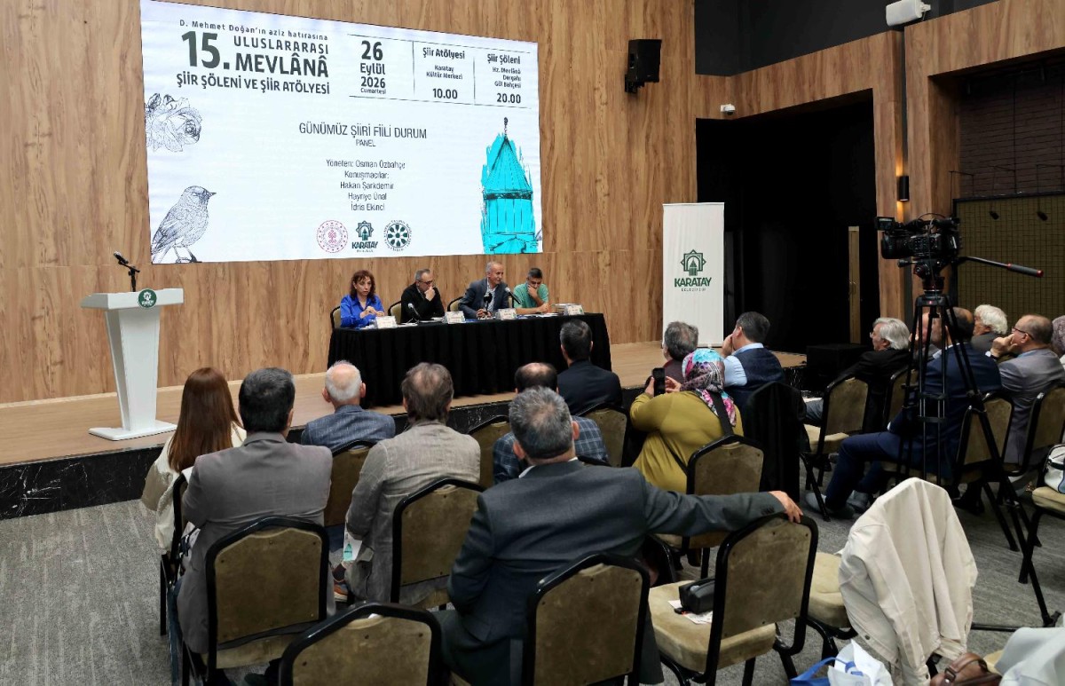 Uluslararası 15. Mevlânâ Şiir Şöleni, Şiir Atölyeleri ile Başladı