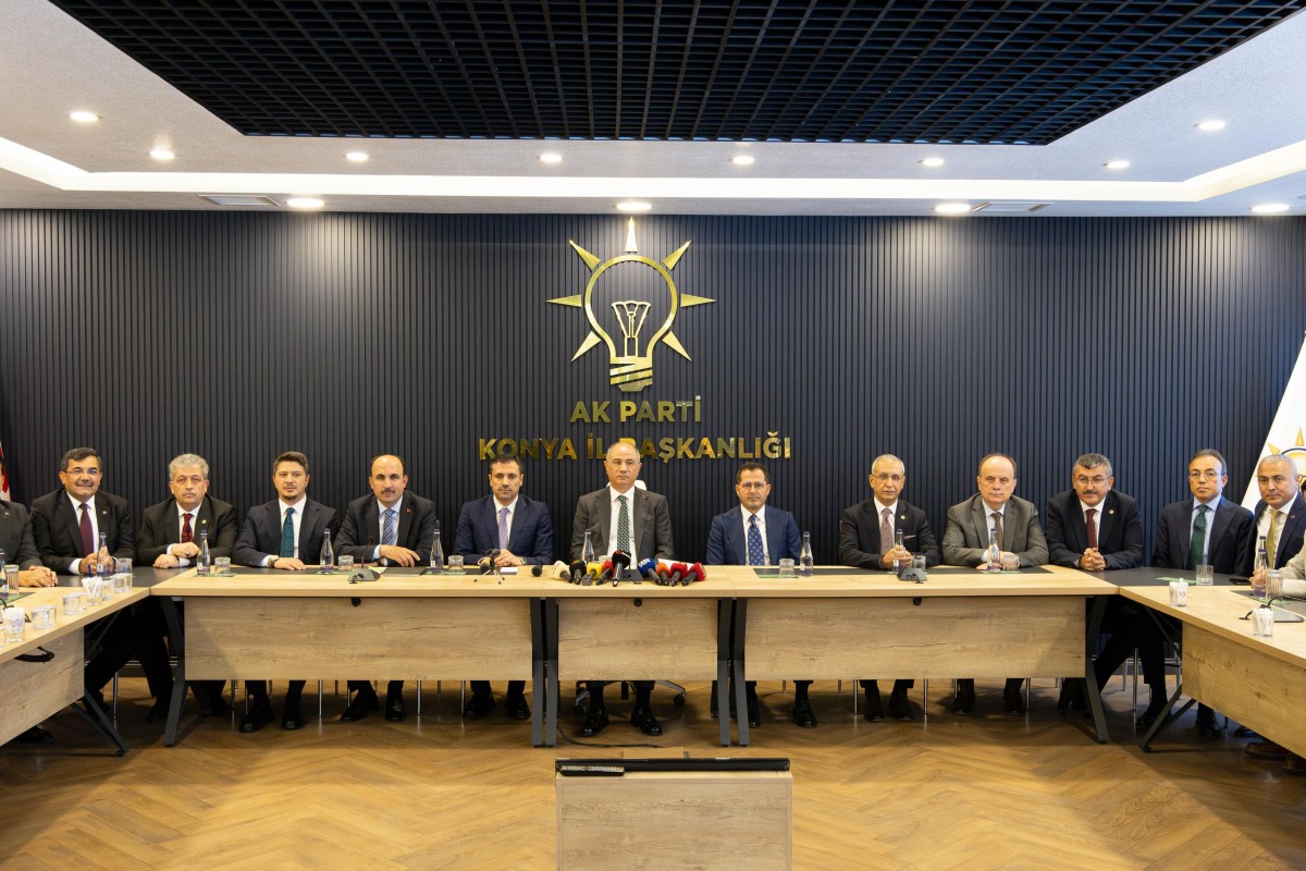 AK Parti Genel Başkanvekili Efkan Ala Konya’da Teşkilat ve Basınla Buluştu
