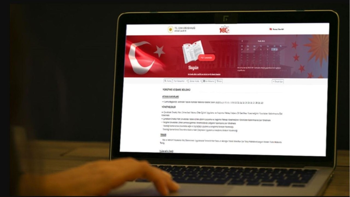 Resmi Gazete'de Bugün (29.09.2026)