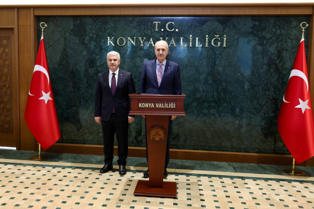 TBMM Başkanı Numan Kurtulmuş Konya Valiliği’ni Ziyaret Etti