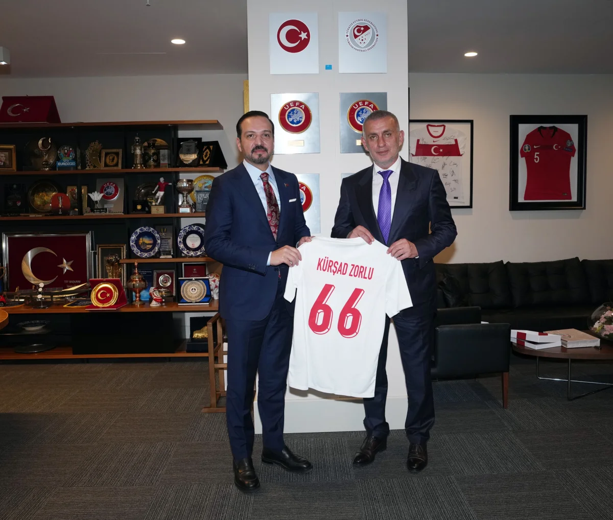 Kürşad Zorlu’dan TFF Başkanı Hacıosmanoğlu’na Ziyaret