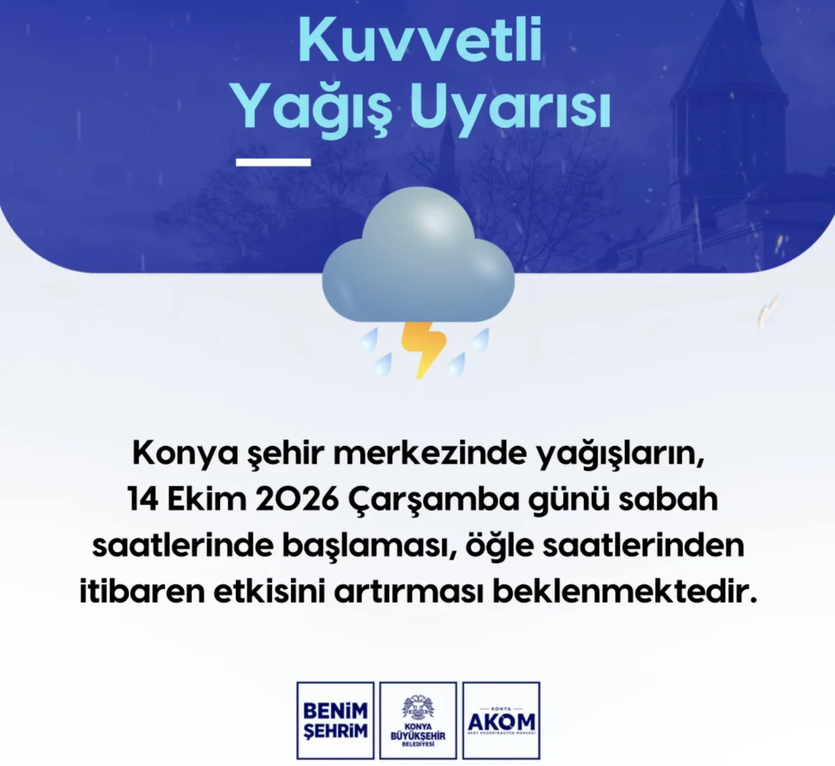 Konya'da Öğle Saatlerine Dikkat