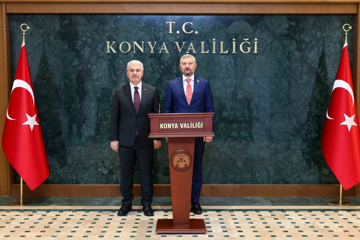 Belarus’un Ankara Büyükelçisi Anatoly Glaz’dan Vali İbrahim Akın’a Ziyaret