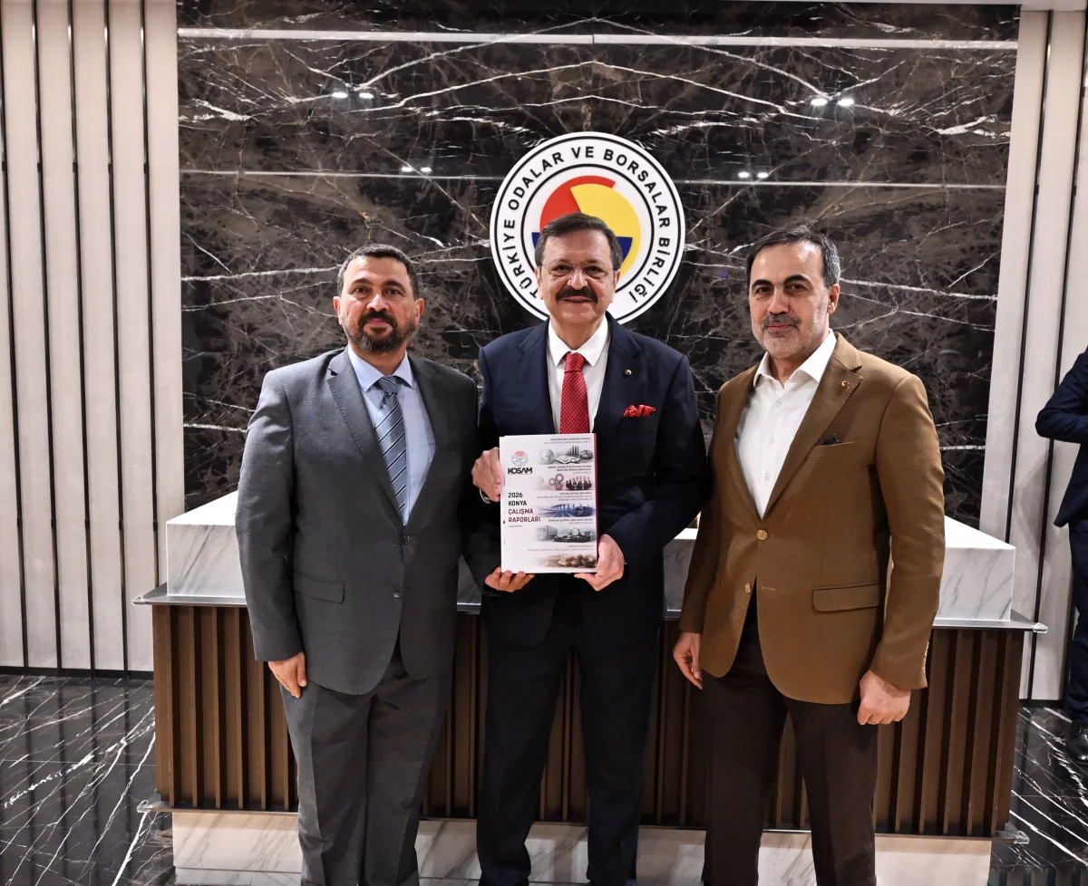 KOSAM’ın '2026 Konya Çalışma Raporları' TOBB Başkanı Hisarcıklıoğlu’na Sunuldu!