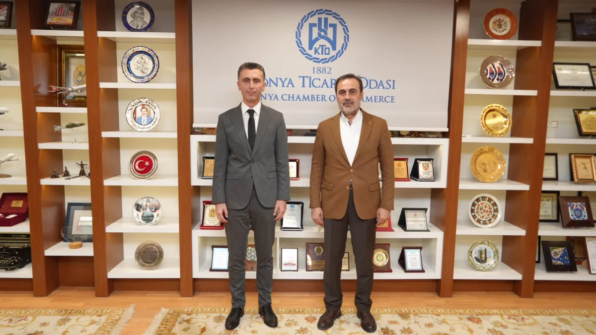 KTO Başkanı Selçuk Öztürk’ten TSE Konya Bölge Koordinatörü İzzet Şen’e Nazik Ziyaret İçin Teşekkür!